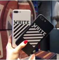 オフホワイト iPhoneX/8 plus 携帯ケース XS オフホワイト アイフォン7/6/6S plus OFF-WHITE 背面カバー 通勤 通学