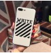 オフホワイト iPhoneX/8 plus 携帯ケース XS オフホワイト アイフォン7/6/6S plus OFF-WHITE 背面カバー 通勤 通学