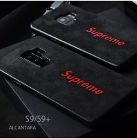 シュプリーム galaxy s9 ケース s9 プラス アルカンタラ フェンディ iphone X iphone8/7/6s/6 plus カバー  Alcantara製 メンズ 