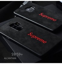 シュプリーム galaxy s9 ケース s9 プラス アルカンタラ フェンディ iphone X iphone8/7/6s/6 plus カバー  Alcantara製 メンズ 