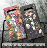 シュプリーム ギャラクシー ノート9/NOTE 8 ハードケース SUPREME Galaxy s9/s9plus s8/S8PLUS Galaxy s7edge 花柄 supreme ファーウェイ Huawei P20 Pro/LITE カバー レディース向け カラフル