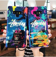 ストリート系 ステューシー STUSSY galaxy s10/s10+/s9/s9+ カバー s10e エイプ ギャラクシー s8/s8プラス ケース シュプリーム galaxy note8/9 背面ケース