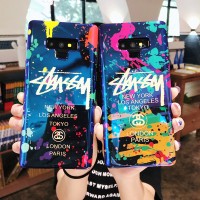 ストリート系 ステューシー STUSSY galaxy s10/s10+/s9/s9+ カバー s10e エイプ ギャラクシー s8/s8プラス ケース シュプリーム galaxy note8/9 背面ケース