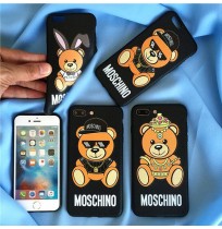 モスキーノ iPhone X/XS/XS MAX/XRケース MOSCHINO モスキーノ テディベア iPhone6/6s/7/8 PLUSカバー レディース