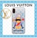 LV ブランド ヴィヴィエンヌ VIVIENNE iphoneXSMAX/XS/XRケース ルイヴィトン アイフォン8/8プラス アイホン7/6S/6plusカバー 男女兼用 ストラップ