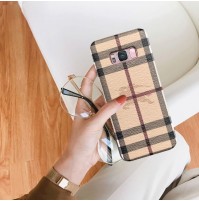 バーバリー galaxyS10plus/s10e/s10携帯カバー Burberryチェック ギャラクシーS9/S9+ S8/S8+ S7/S7edge対応ケース galaxy note8/NOTE9カバー