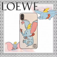 LOEWE×ダンボ iPhoneXR/XS/XSMAXケース ロエベ パロディーアイフォン8/8プラスケース  ダンボ アイホン/6S/6PLUSカバー