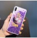 ダンボ キラキラ iPhoneXS/XSMAX/XRケース 動く ラメ galaxy s10/S10+ S9/S9+S8/S8+ NOTE8/9 Disneyクリアケース