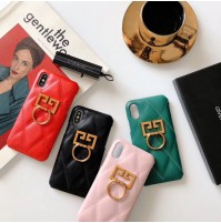 ジバンシィ アイフォンXs/XsMAX/Xrケース リング付き GIVENCHY ロゴ iphone8/7/6s/6plusスマホケース シンプル 