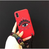 KENZO ケンゾー iPhoneXs アイホンXSMAX XR X Eye 目 モチーフ アイフォン8/8プラスケース 7/6S/6PLUS スマホカバー 男女兼用