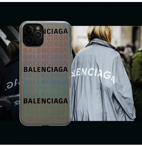 バレンシアガ iphone11/11PRO/XSMAXケース ストライプ ロゴ BALENCIAGA 