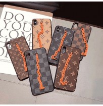 ルイヴィトン iPhone 11/11 Proケース LV アイフォン 11 Pro Maxカバー チェーン付き ブランド iPhone XS/XS Maxケース ルイヴィトン アイフォン X/XRカバー カップル