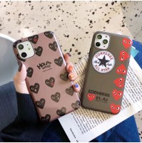 コンバース コム デ ギャルソンコラボiphone 11proケース ブランド アイフォン11/11promaxカバー converse iphone xsマックスケース レディース COMME des GARCONS イフォンxs/xrカバー送料込