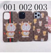 GUCCI ドラえもん コラボ iphone13pro/13携帯ケース Doraemon x GUCCI アイフォン13プロ アックスカバー 人気売れ筋 ブラント iphone12pro/12ケース 送料無料 ハイパロディ風