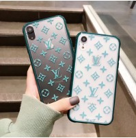 ルイヴィトン iPhone 11ProMaxケース lv アイフォン11/11Proケース 男女兼用 ブランドiPhone Xs/XsMaxカバー ミドリ アイフォンXr/X/8/7透明ケース 送料無料 