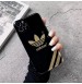 アディダス iPhone SEケース Adidas iPhone 11/11 pro/11 pro maxケース adidas Originals 金文字 アイフォンXS/XS MAXケース トレフォイルロゴ 運動風 iPhone X/Xrスマホケース