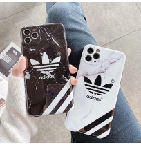 アディダス iPhone SEケース Adidas 大理石柄 11/11pro/iPhone 11 pro maxケース adidas Originals カップル アイフォンXS/XS MAXケース トレフォイルロゴ 運動風 iPhone X/Xrスマホケース 送料無料