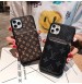 Louis Vuitton iPhone 11 pro maxカバー ダミエ柄 ルイヴィトン アイフォン 11/11 proケース ポケット付き アイホン SE2スマホケース カード差し入れ iPhone Xr/X/XS/XS MAXケース 男女兼用 送料無料