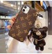 ぬいぐるみ ルイヴィトン iPhone 12/11/11 proスマホケース Louis Vuitton アイホン 11 pro maxカバー 可愛い熊 iphone XS/XS MAXケース 人気 女性向け iPhone x/xrケース 送料無料