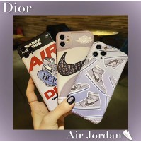 dior nike iPhone 12/SE2/11pro maxケース 運動風 ディオール ナイキ アイフォン 11/11 proカバー 男女兼用 iPhone XS/XS MAXカバー 人気 アイホン x/xrケース ブランドコピー 携帯ケース 送料無料