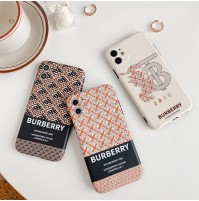 バーバリー iPhone 12/12 pro/11 pro maxケース お揃い BURBERRY イヤホンケース 男女兼用 ブランド アイフォン 11/11 pro携帯カバー おしゃれ AirPods pro収納カバー 人気 ファッション アイホン Xs/XS MAX/X/XRケース 送料無料