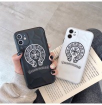 Chrome Hearts iPhone 12/11 pro maxケース お揃い クロムハーツ iPhone 11/11 pro携帯カバー シンプル アイフォン xs/xs maxケース カップル アイホン x/xrカバー ファッション iPhone 8/8 plusケース ブランドコピー 送料無料