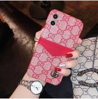 二色 GUCCI アイフォン 12/11 pro maxケース カード差し入れ グッチ iPhone 11/11 pro携帯カバー 男女兼用 アイホン xs maxケース ファッション iPhone x/xr/xsカバー 人気 ブランド iPhone 8/8 plusケース おしゃれ 激安 送料無料