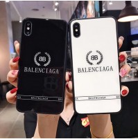 バレンシアガ iPhone 12/11 pro maxケース シンプル風 Balenciaga アイホン 11/11 pro携帯カバー カップル 人気 アイフォン xs max/xsスマホケース ファッション iPhone x/xr携帯カバー おしゃれ iPhone 8/8PLUSケース おしゃれ お揃い 送料無料