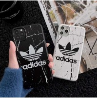 アディダス iPhone 12/12 proケース ペア Adidas iphone 11/11pro/11 pro maxスマホケース adidas Originals カップル アイフォン XS/XS MAX/X/XR携帯カバー トレフォイルロゴ 運動風 iPhone 8/7保護カバー 送料無料 