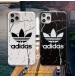 アディダス iPhone 12/12 proケース ペア Adidas iphone 11/11pro/11 pro maxスマホケース adidas Originals カップル アイフォン XS/XS MAX/X/XR携帯カバー トレフォイルロゴ 運動風 iPhone 8/7保護カバー 送料無料 