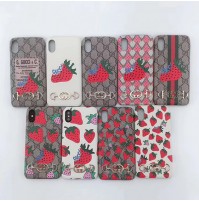 Gucci iPhone 12/12miniケース イチゴ グッチ GALAXY S20/S10+携帯カバー 可愛い iphone 12 pro/12pro max携帯カバー 人気 おしゃれ ギャラクシー NOTE 10/8/9ケース GGロゴ レディース向け iPhone 11/11 pro携帯ケース 送料無料