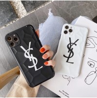 YSL 男女兼用 iPhone 12/12pro/12miniケース シンプル サンローラン アイホン 11/11pro/11pro maxカバー 人気 iPhone XS MAX/XSケース ファッション アイフォンx/xrケース ブランドコピー iPhone 8/7ケース 送料無料