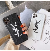 YSL 男女兼用 iPhone 12/12pro/12miniケース シンプル サンローラン アイホン 11/11pro/11pro maxカバー 人気 iPhone XS MAX/XSケース ファッション アイフォンx/xrケース ブランドコピー iPhone 8/7ケース 送料無料