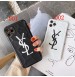 YSL 男女兼用 iPhone 12/12pro/12miniケース シンプル サンローラン アイホン 11/11pro/11pro maxカバー 人気 iPhone XS MAX/XSケース ファッション アイフォンx/xrケース ブランドコピー iPhone 8/7ケース 送料無料