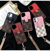 lv iPhone 12/12mini/12proケース カード差し入れ ルイヴィトン iPhone 11/11 pro/11pro maxスマホケース ビジネス風 ルイビトン アイフォン xs max/xs携帯ケース モノグラム iphone xr/xカバー 男女兼用 iphone 8/8plusケース 送料無料