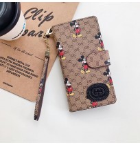 全機種対応 グッチ IPHONE GALAXY HUAWEI XPERIAケース ミッキー gucci アイフォン ケース 手帳型 ギャラクシー 保護カバー 落下防止 スマホケース 男女兼用 ファッション 送料無料