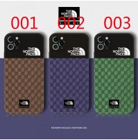 ブランド グッチ ノースフェイス コラボ iPhone 13pro/12/12pro Maxケース GUCCI アイフォン12プロ/12ミニ/11proカバー 売れ筋 Gucci アイフォン11/11Proケース 高級感