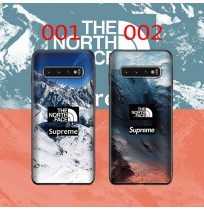 シュプリーム The North Face コラボ Galaxy S21/S21 Ultraケース 人気ブランド Supreme iPhone12/12pro maxケース 潮流ブランド The North Face  IPHEONE/ギャラクシーカバー 男女兼用