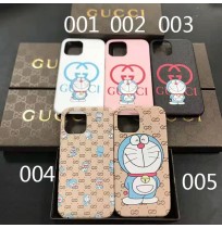 可愛い グッチ ドラえもん コラボ Galaxys21/s21 ultraケース 激安 ブランドコピー gucci iphone12 pro/12 pro maxケース レディース向け 海外流行