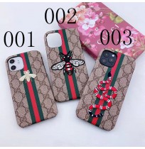 GUCCI グッチ流行 iphone13/12/XS/XSMAX/XRレザーケース アイフォン8/7/6S/6プラスカバー 人気ブランド