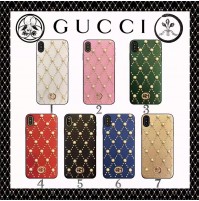 Gucci iPhone 13/12/11 pro maxケース 高級感 グッチ iphone13携帯カバー 人気 iphone 11/11 pro携帯ケース 多色 ファッション アイフォンケース GGロゴ 男女兼用 iPhone XS MAX/X/XS/XR携帯ケース 送料無料