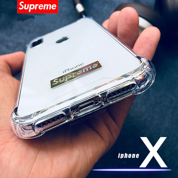 シュプリーム Iphone Xrクリア ケース ロゴボックス Supreme ファーウェイ P Pro カバー ケース 透明 軽量