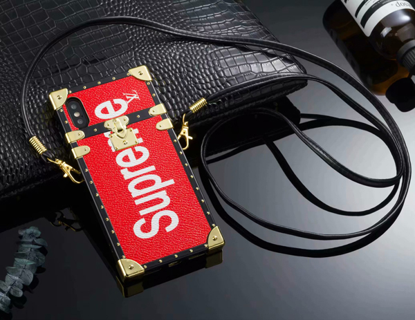 LOUIS VUITTON×Supreme iPhone Xケース