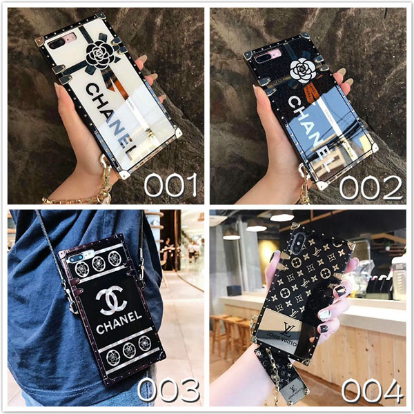 CHANEL galaxyS10/s10plus トランク作りケース ブランド iphone 11 Pro