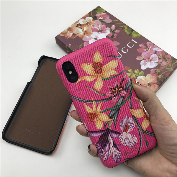 グッチ フローラ プリントiPhoneXS/XS MAX/XRケース GUCCI 花柄