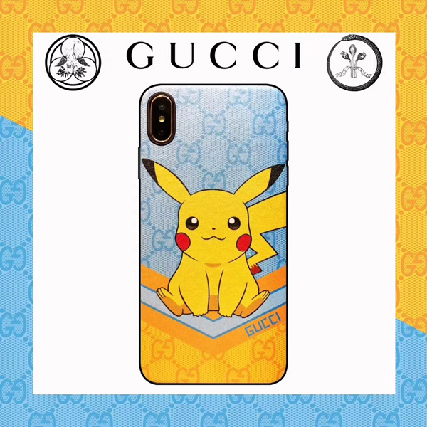 グッチx名探偵ピカチュウ iPhoneXSMAXケース XR gucci風 ポケモン 