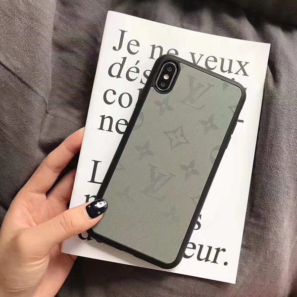 シルバー メンズ iPhoneXSカバー ヴィトン