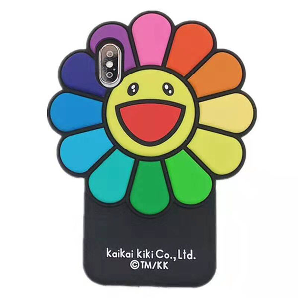 村上隆 お花シリコンケース iphoneXSMAX/XS/XR ムラカミタカシ