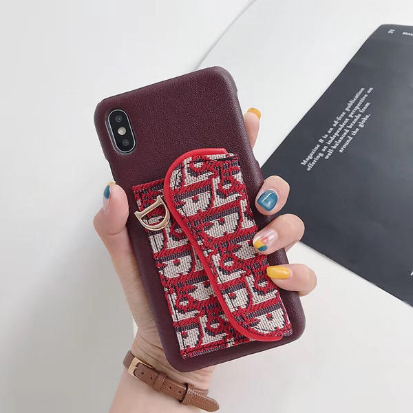 Dior SADDLE サドル オブリーク柄 IphoneXSMAX/XS/XRケース ディテール