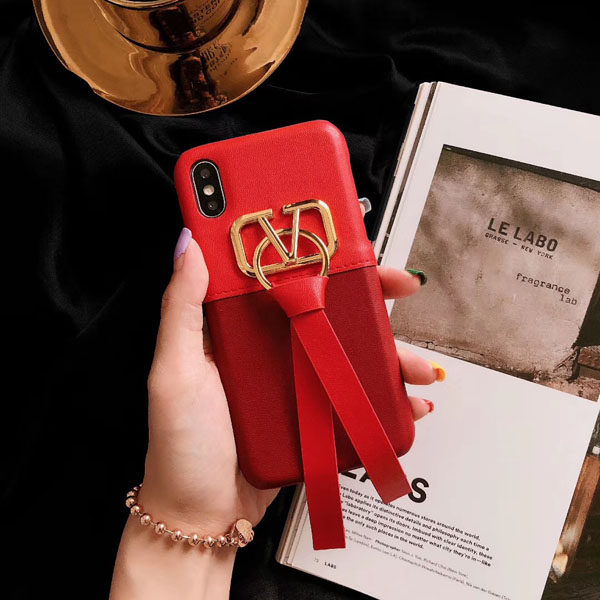 VALENTINO Vリング iPhoneXSMAXケース VLTN アイフォンXrカバー 8